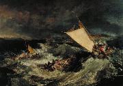 Joseph Mallord William Turner The Shipwreck (mk31) oil painting on canvas